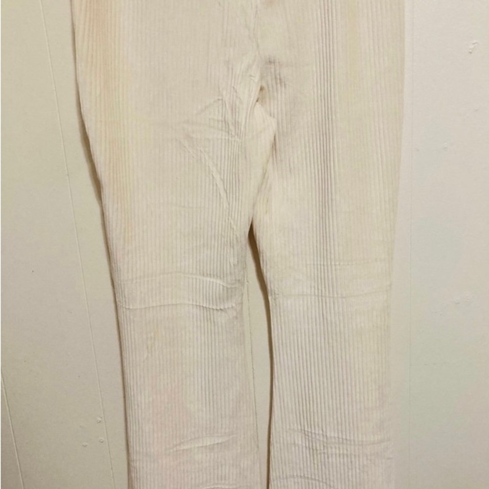 Aerie Groove On Velour Rib Flared High Rise Pants Size XL - Picture 6 of 13